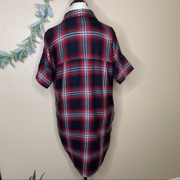 Madewell ~ Courier Shirtdress in Rollins Plaid - Picture 5 of 8